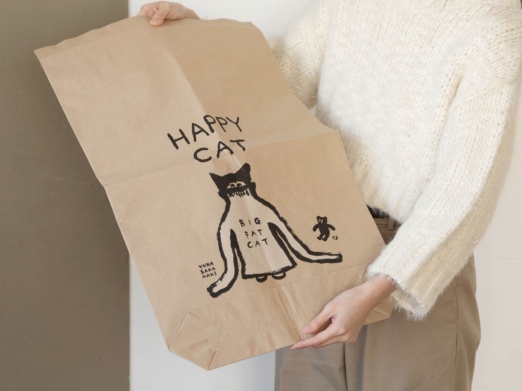 オルネコ・ネコのための米袋／坂巻弓華 HAPPY CAT｜オルネコ（おもちゃ