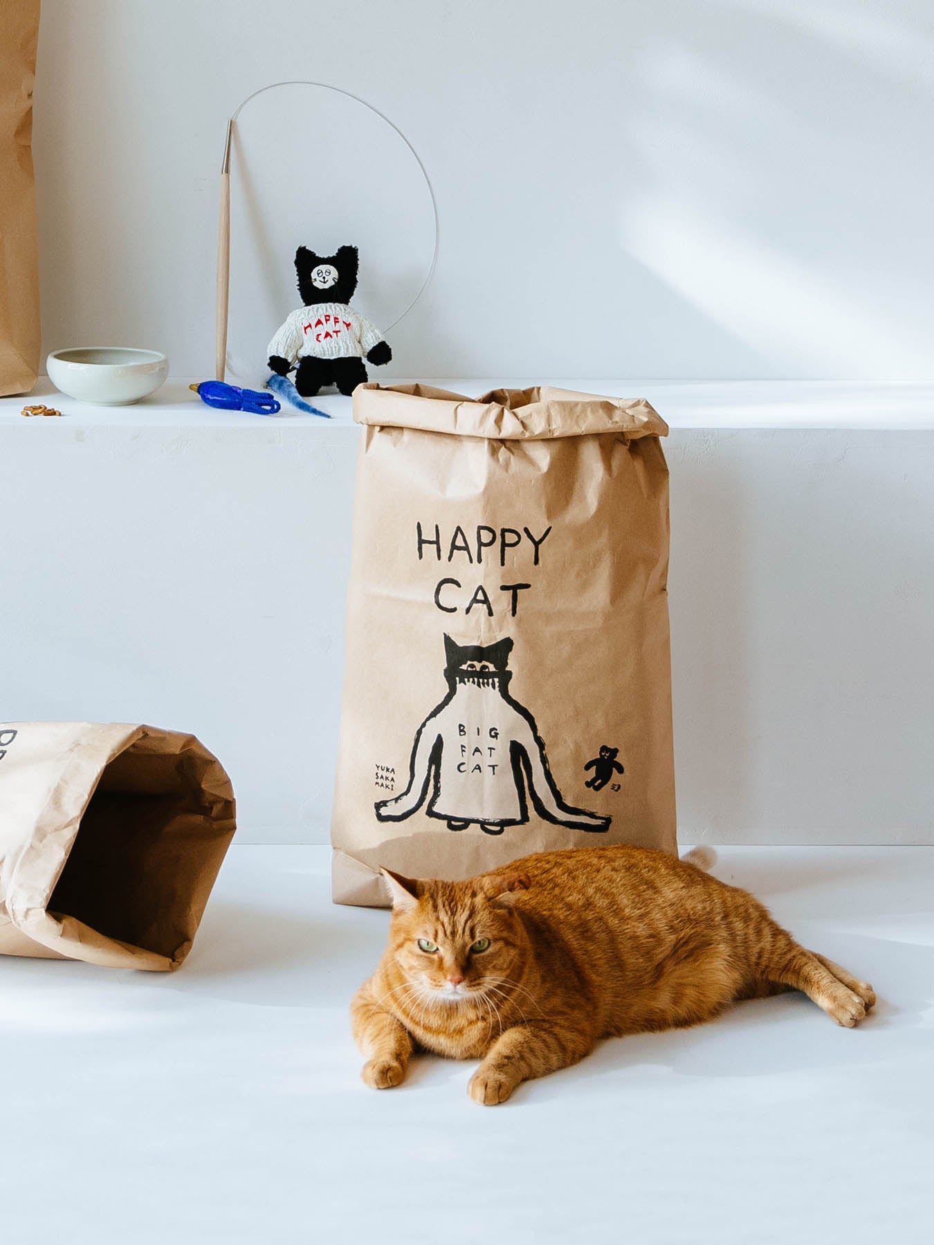 オルネコ・ネコのための米袋／坂巻弓華 HAPPY CAT｜オルネコ（おもちゃ