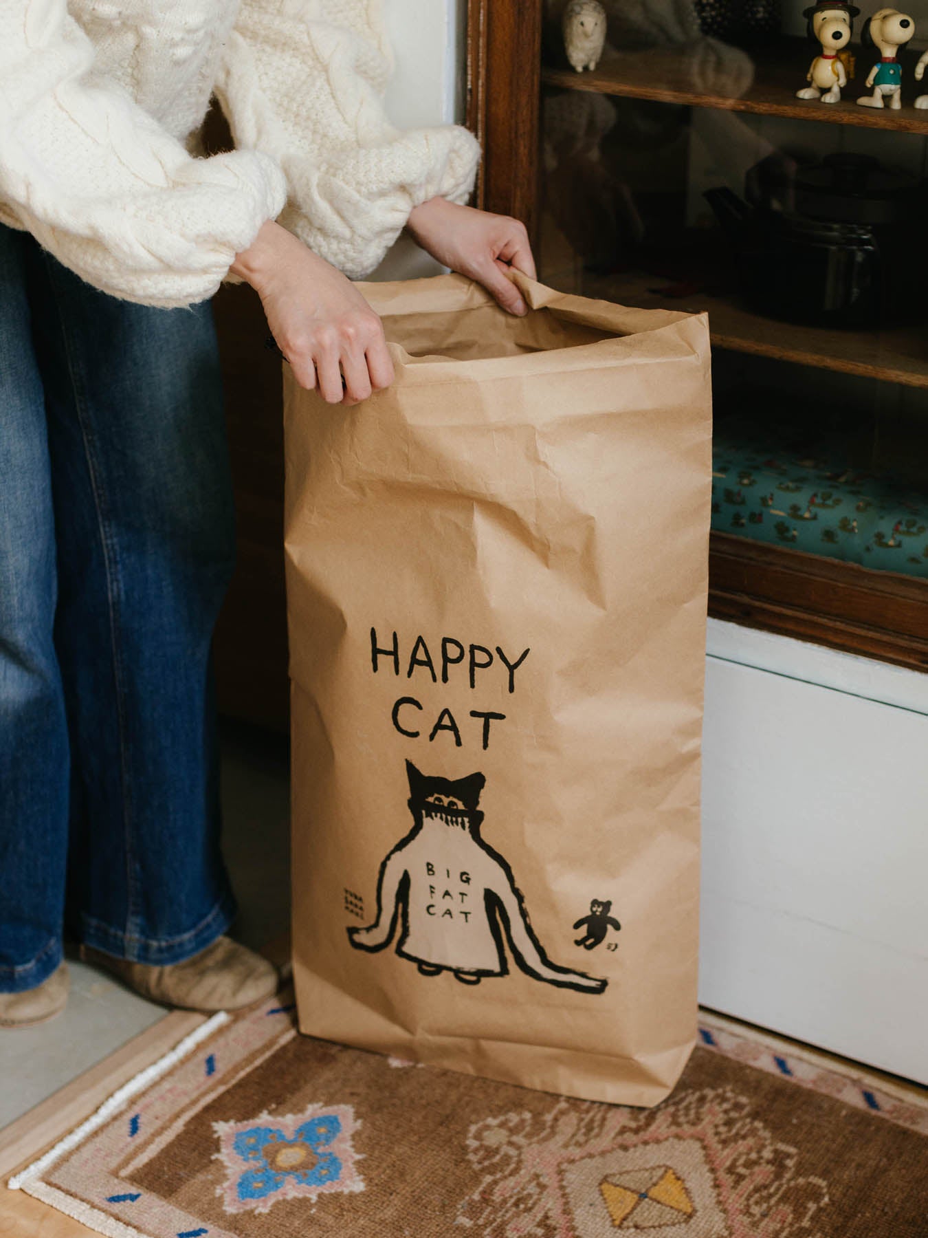 オルネコ・ネコのための米袋／坂巻弓華 HAPPY CAT｜オルネコ（おもちゃ
