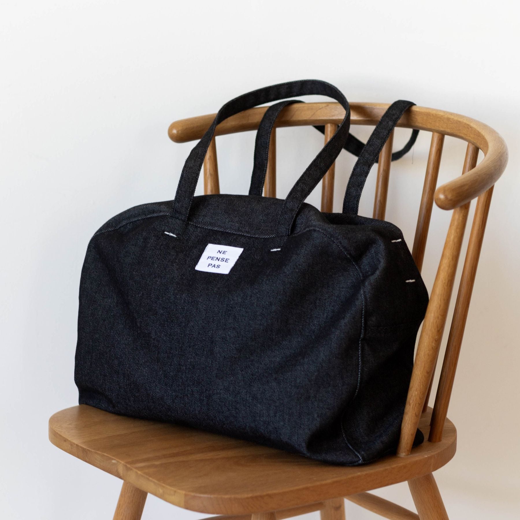 ne pense pas デニムボストンバッグ｜バッグ｜オルネ ド フォイユ公式