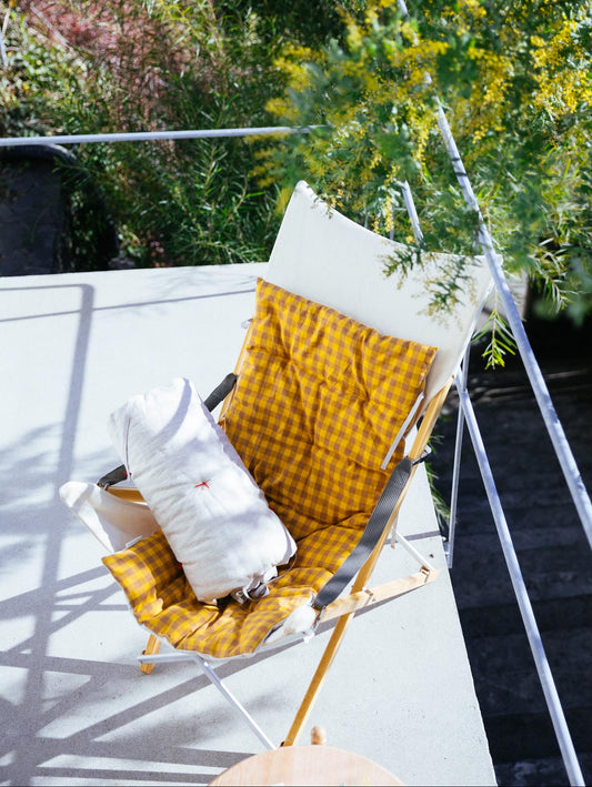 オリジナル・ミニシートクッション／チェック柄