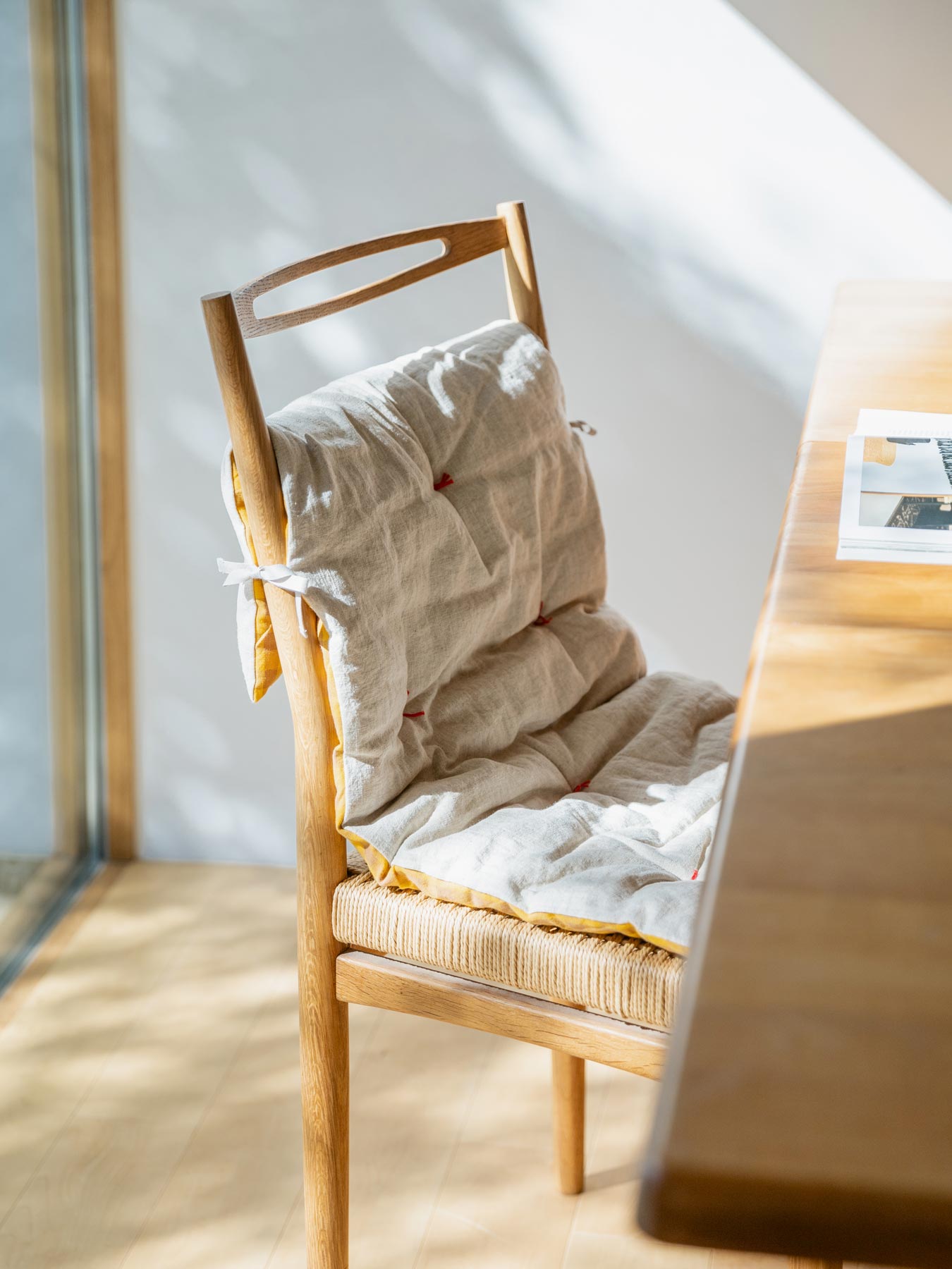 オリジナル・ミニシートクッション／チェック柄