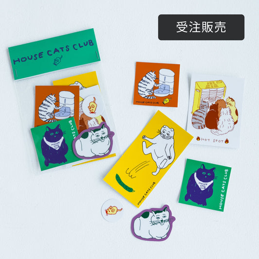 【受注販売】HONGAMA × Orneko ステッカー（6枚セット）