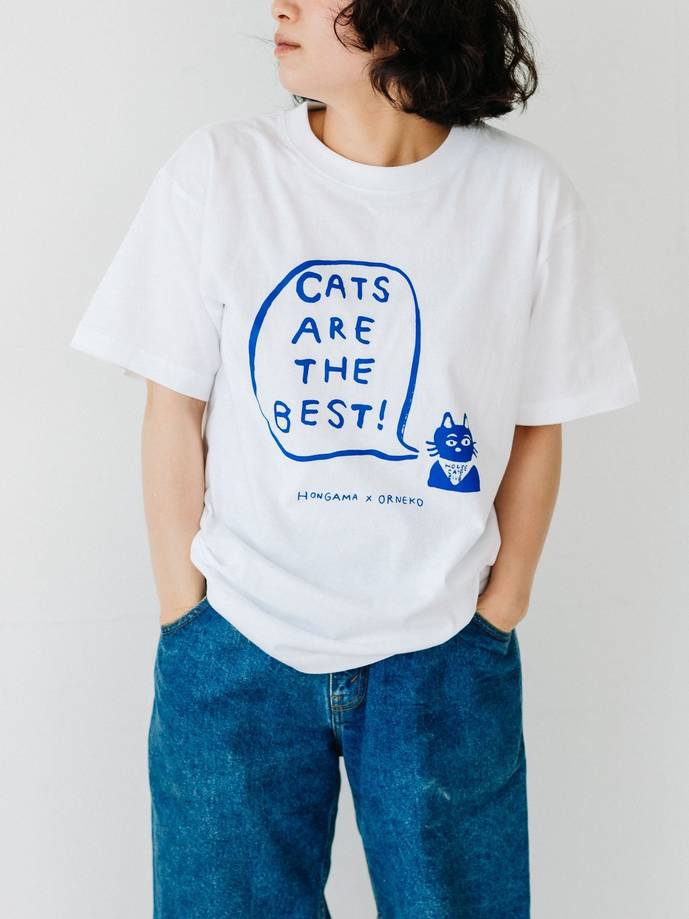 HONGAMA × Orneko Tシャツ／CATS ARE THE BEST｜洋服｜オルネ ド