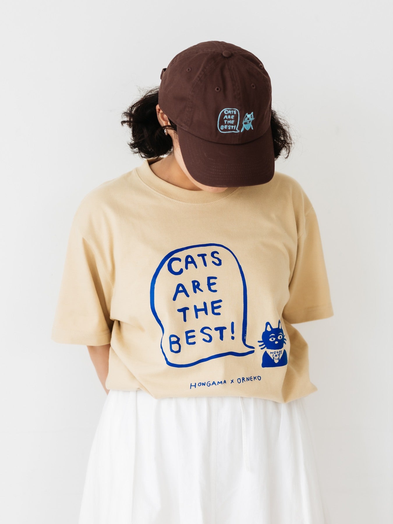 HONGAMA × Orneko Tシャツ／CATS ARE THE BEST｜洋服｜オルネ ド