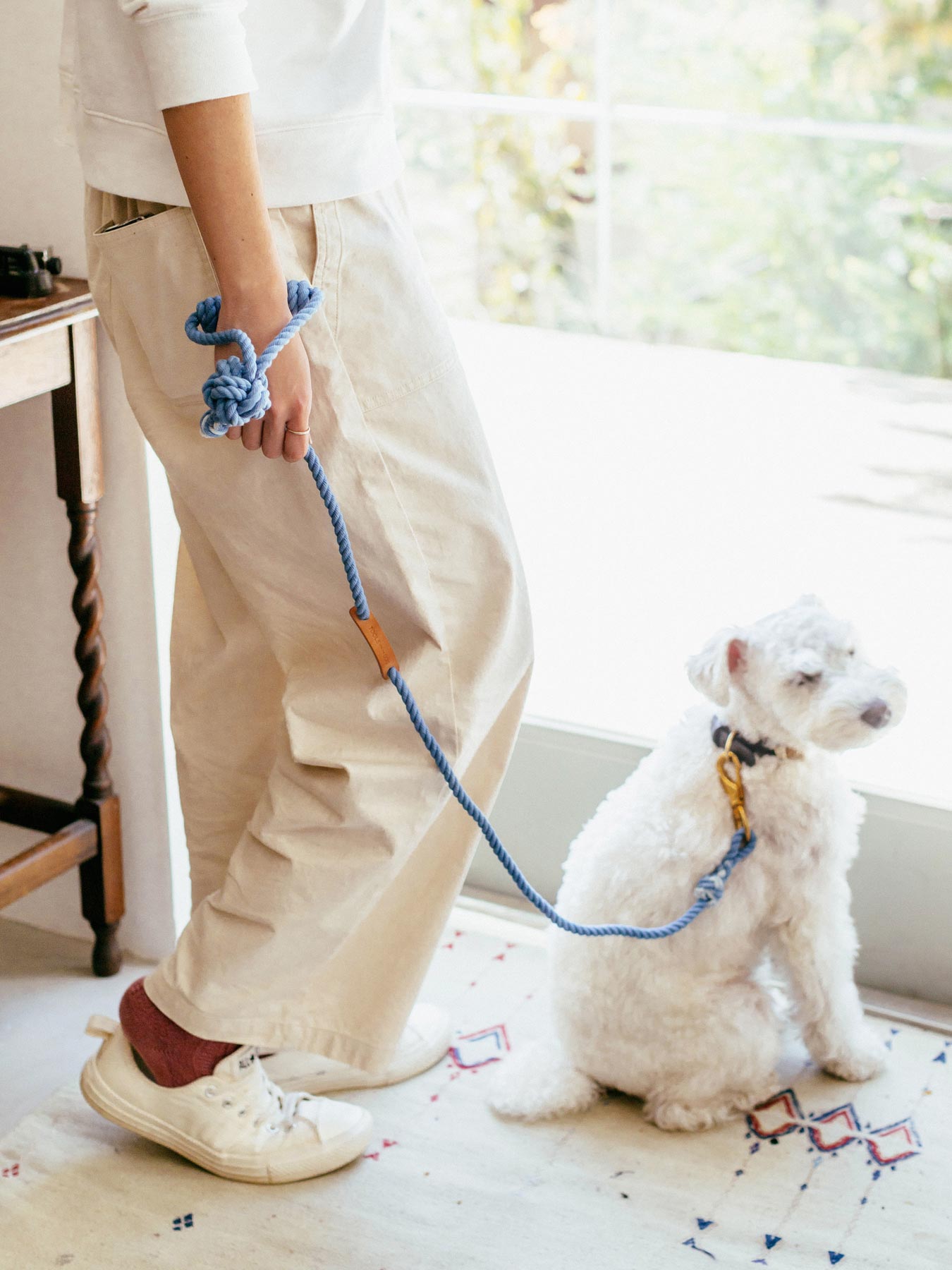 新しいエルメス KNOT DOG LEASH（犬用リード）｜フォイヌ（さんぽ用品）｜オルネ 首輪・ハーネス・リード