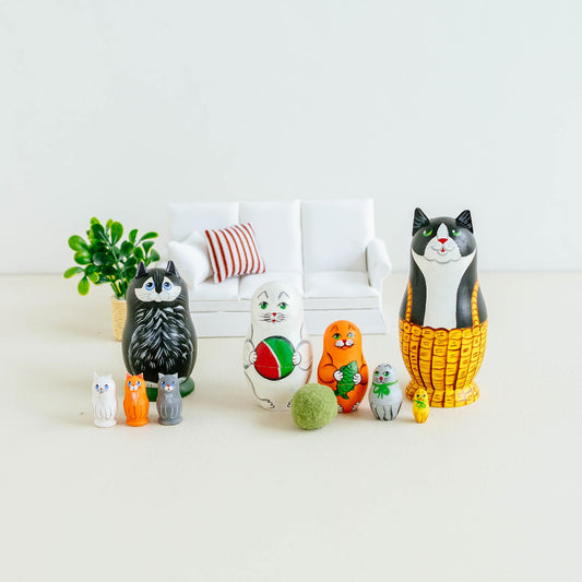 ネコ／miniとネコ／ハチワレ