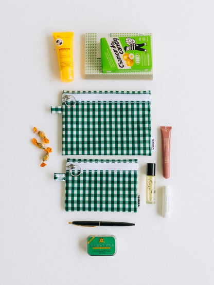 TEMBEA ポーチ FLAT POUCH／GINGHAM