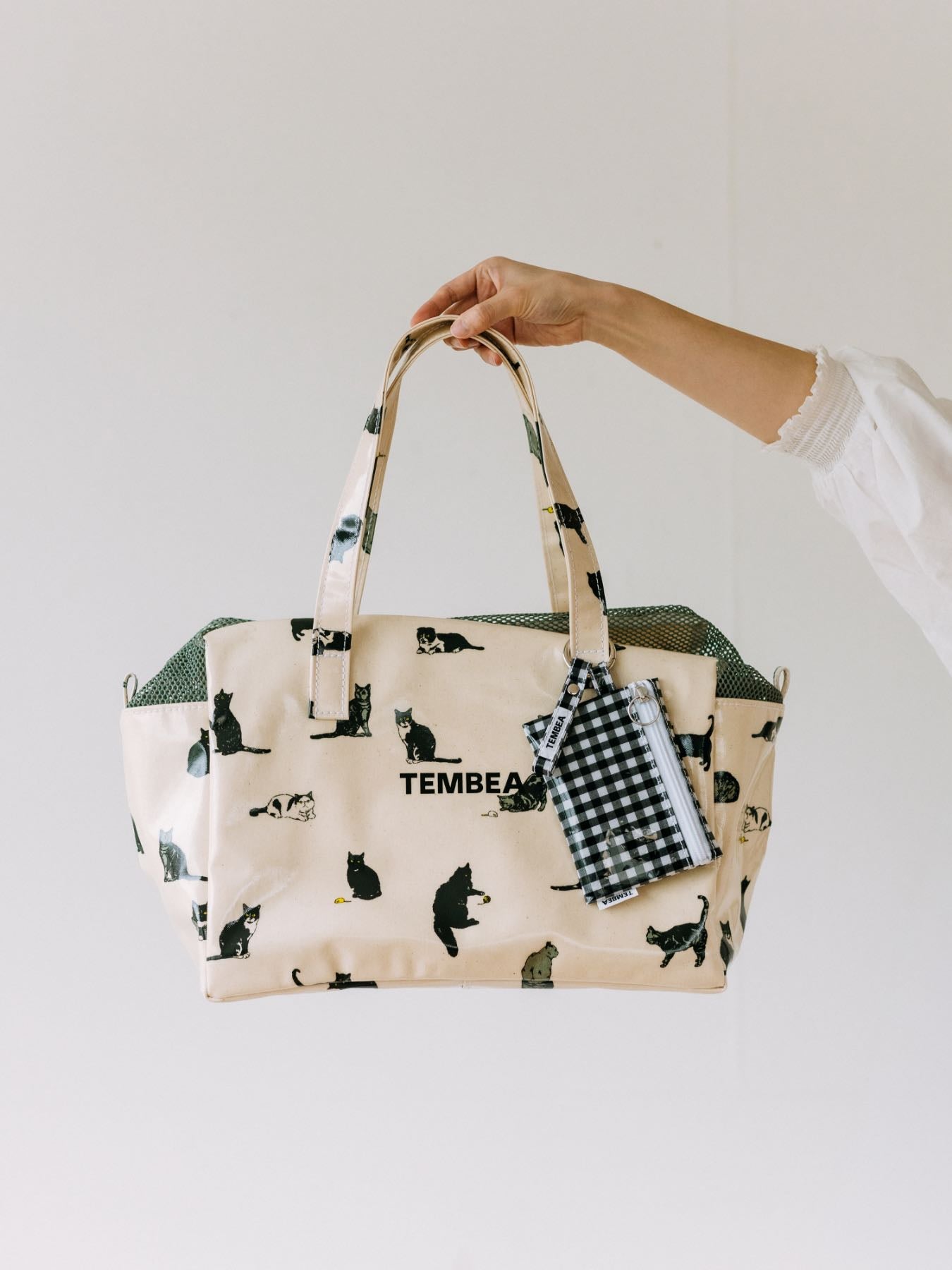 TEMBEA ポーチ FLAT POUCH／GINGHAM｜ポーチ｜オルネ ド フォイユ公式