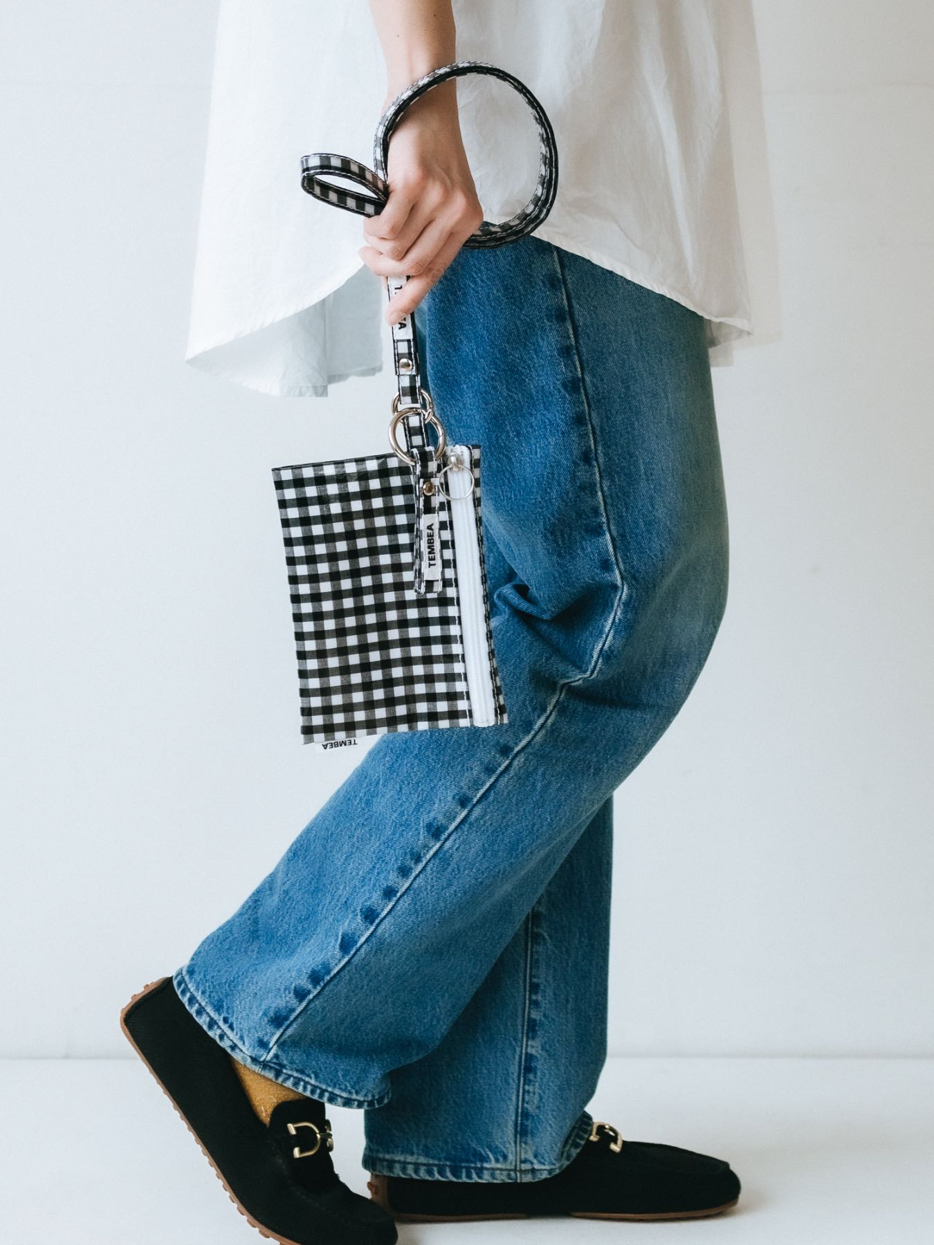 TEMBEA ポーチ FLAT POUCH／GINGHAM｜ポーチ｜オルネ ド フォイユ公式
