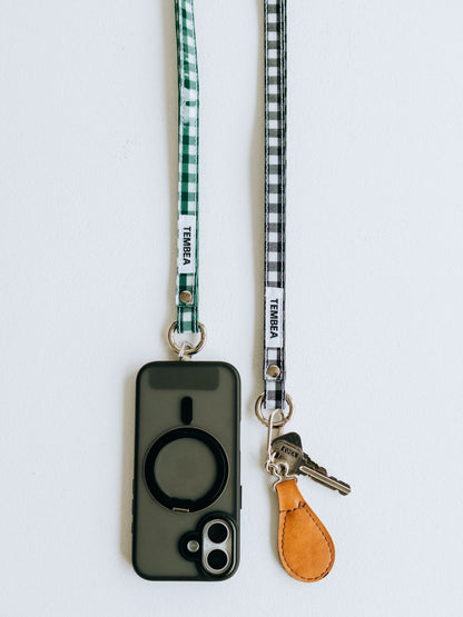 TEMBEA ポーチ FLAT POUCH／GINGHAM