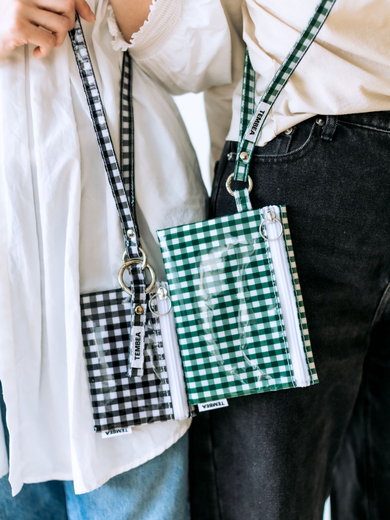 TEMBEA ポーチ FLAT POUCH／GINGHAM｜ポーチ｜オルネ ド フォイユ公式