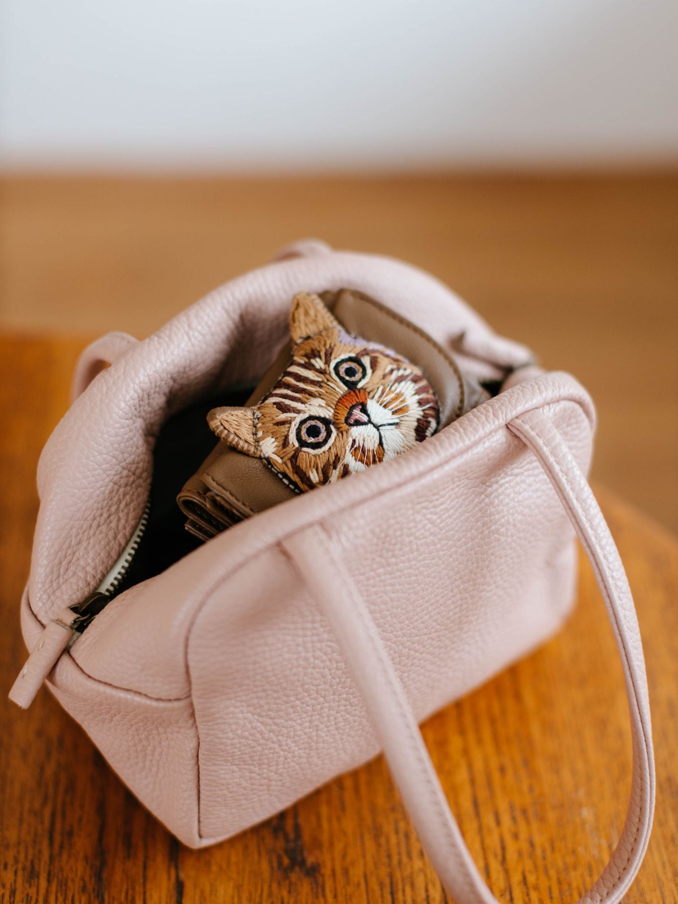 tamaoworld 刺繍ねこ ミニ財布