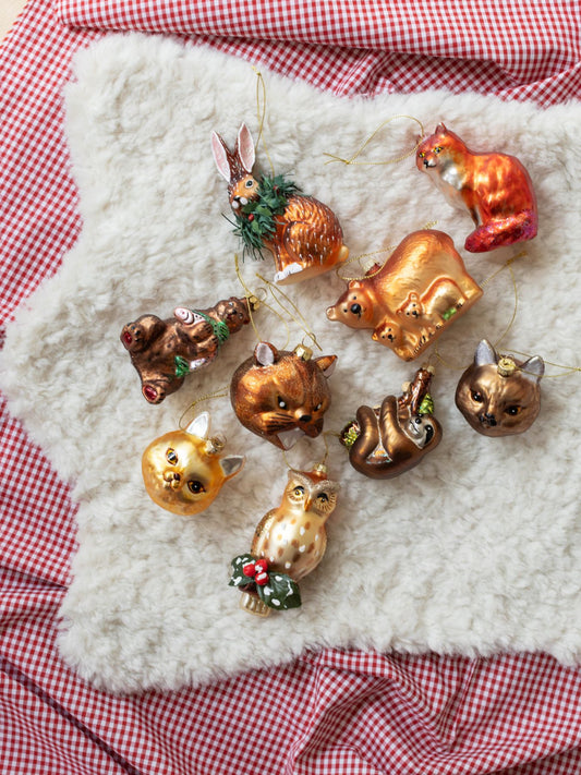 アニマル・ガラスオーナメント