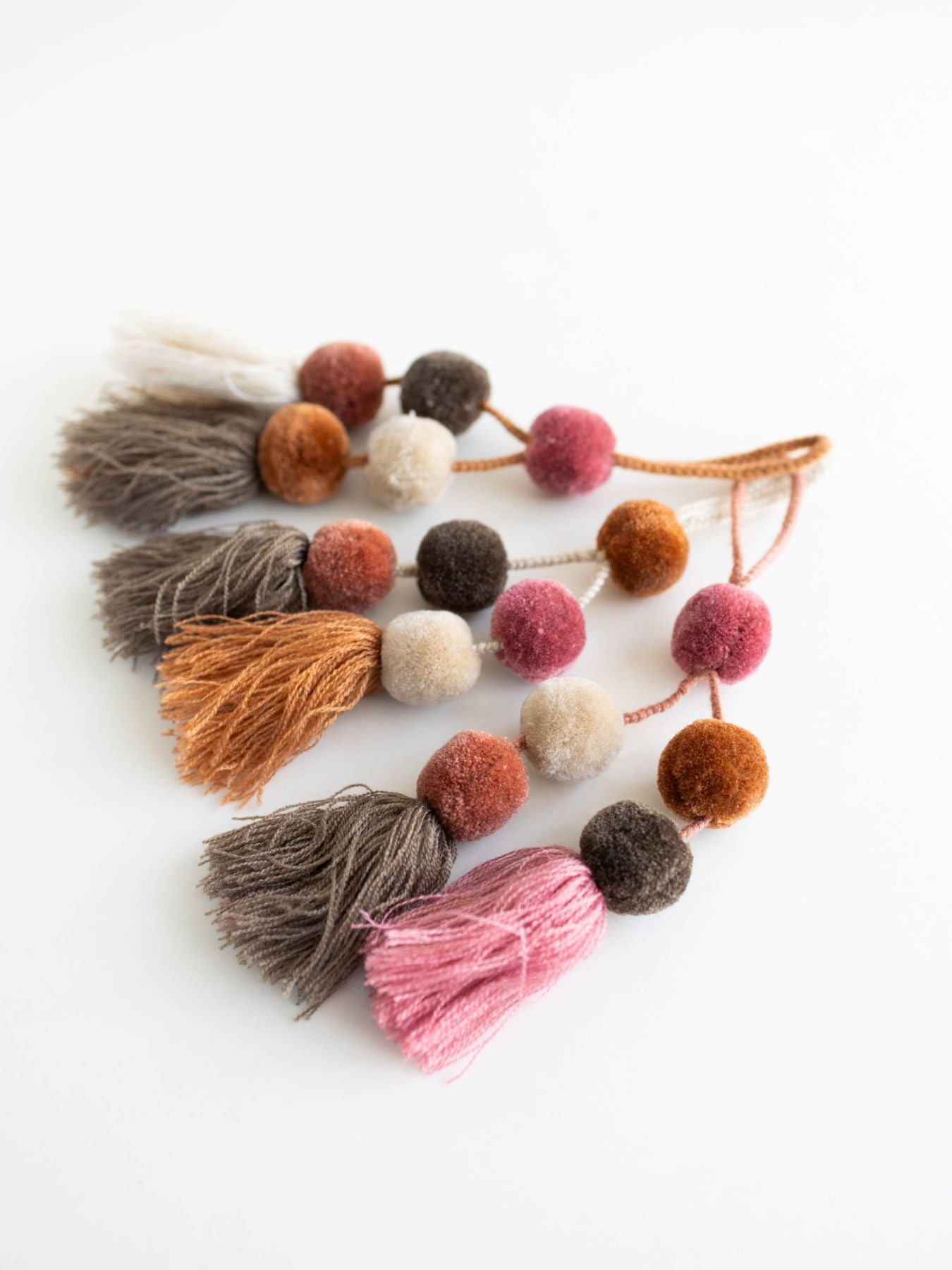 ポンポンチャーム／ミックスカラー