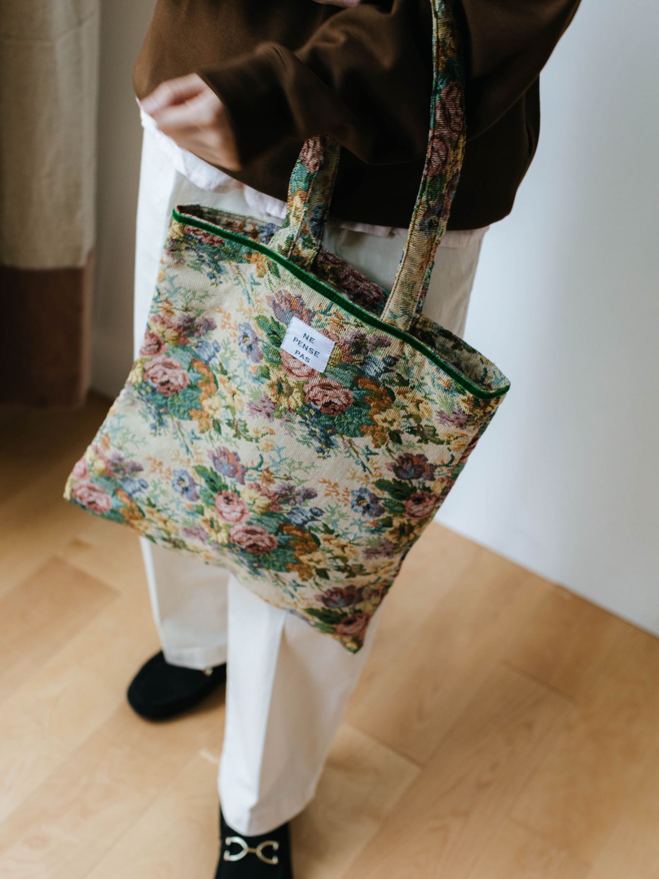 ne pense pas ゴブランバッグ