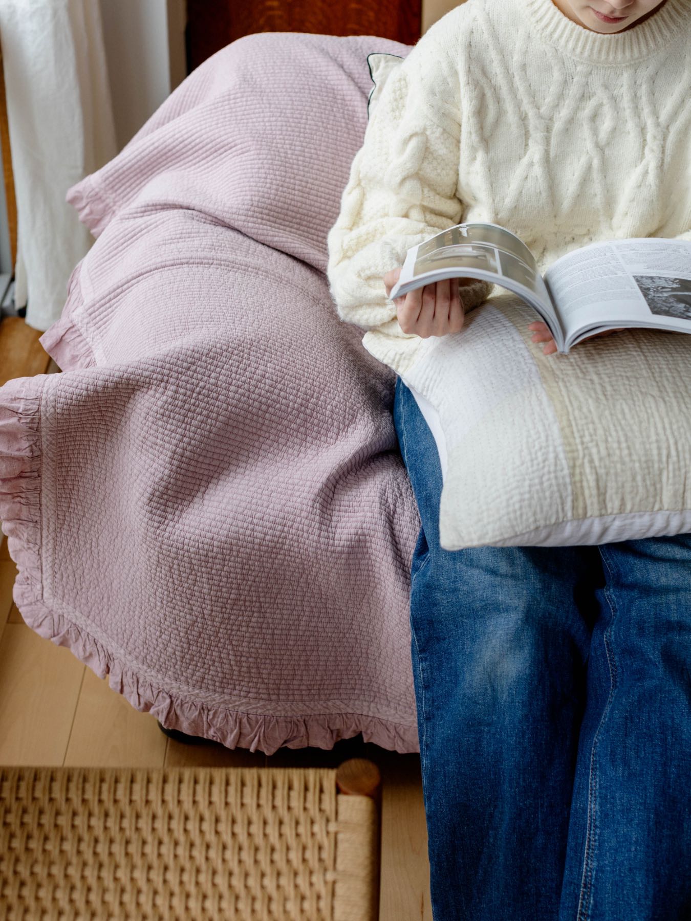 HUG Ō WäR × Orné de Feuilles イブルマルチカバー｜マルチカバー