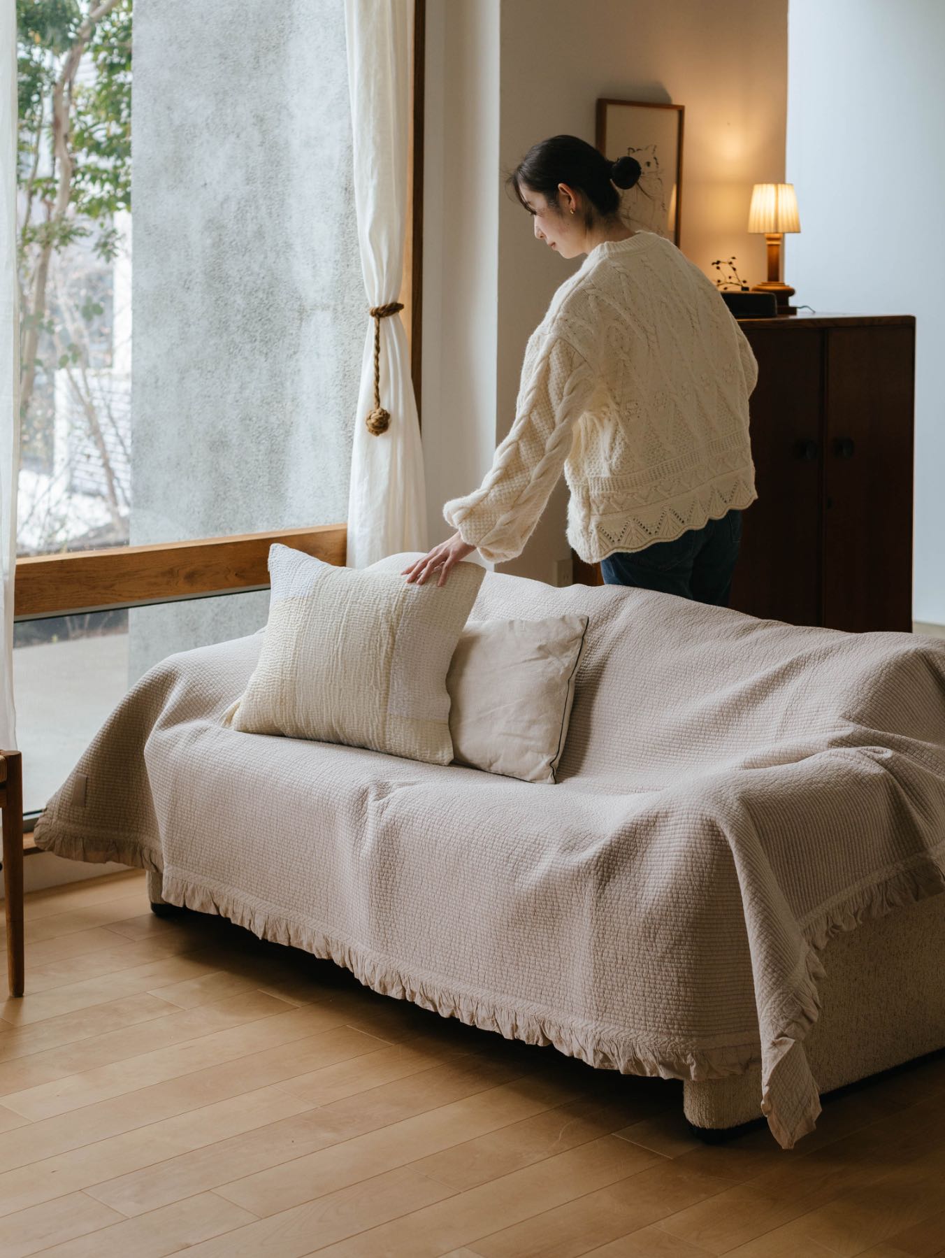 HUG Ō WäR × Orné de Feuilles イブルマルチカバー