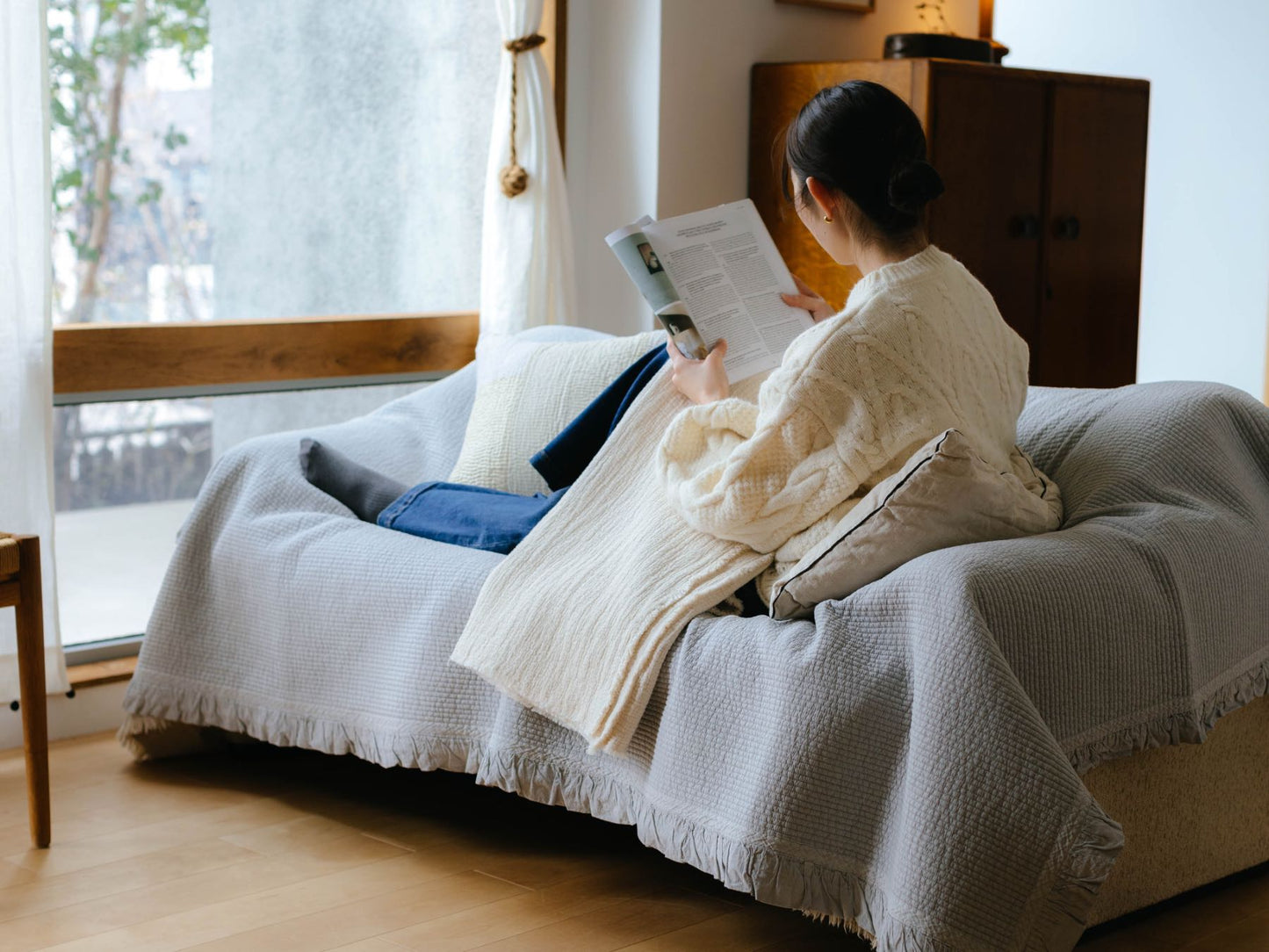 HUG Ō WäR × Orné de Feuilles イブルマルチカバー