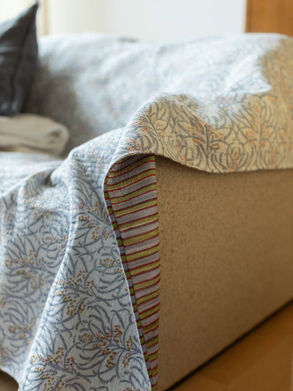 リバーシブル・ブロックプリントマルチカバー