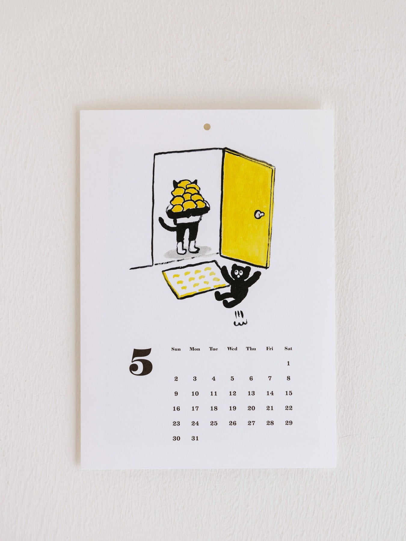坂巻弓華 HAPPY CAT カレンダー 2027｜文具・ステーショナリー｜オルネ