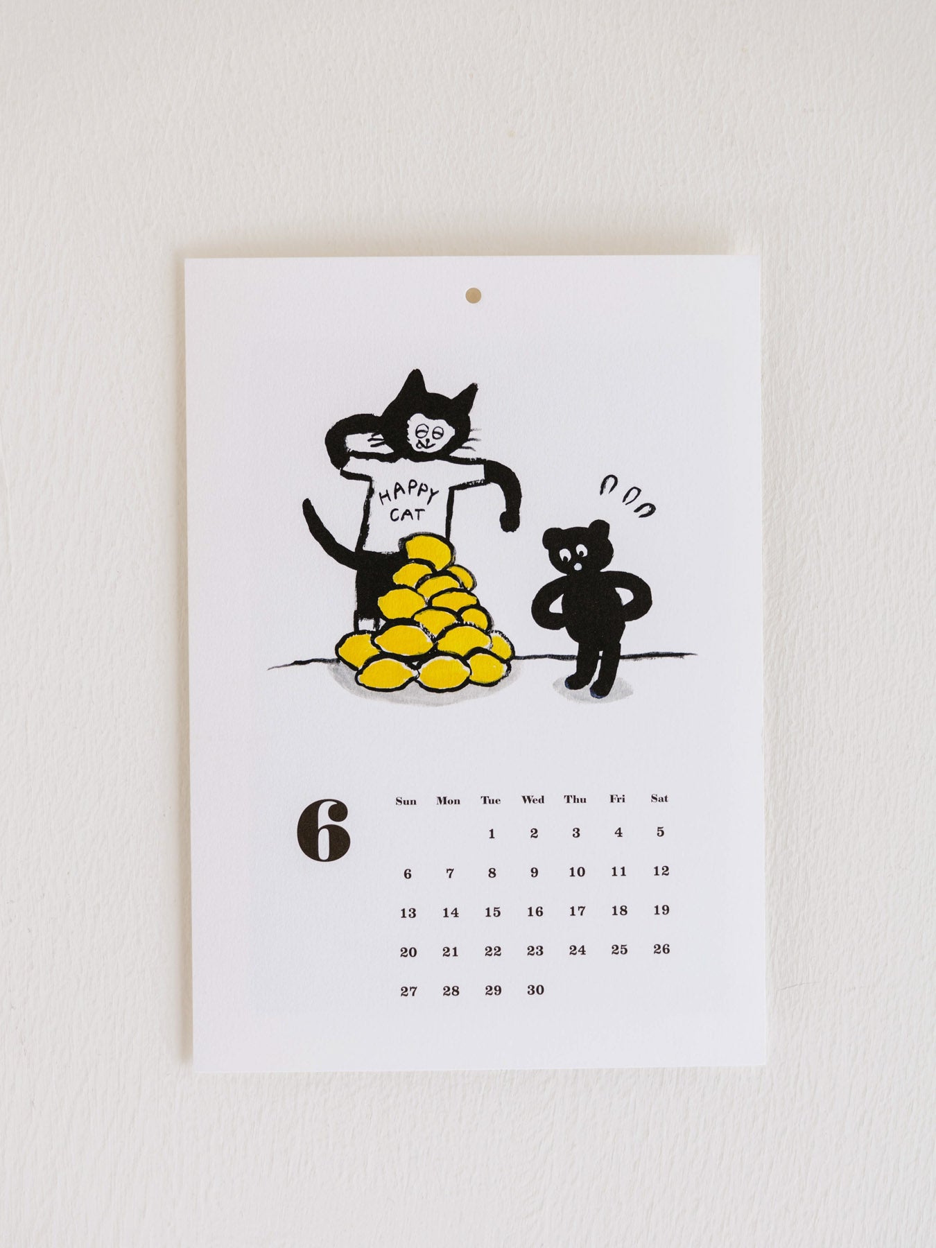 坂巻弓華 HAPPY CAT カレンダー 2027｜文具・ステーショナリー｜オルネ