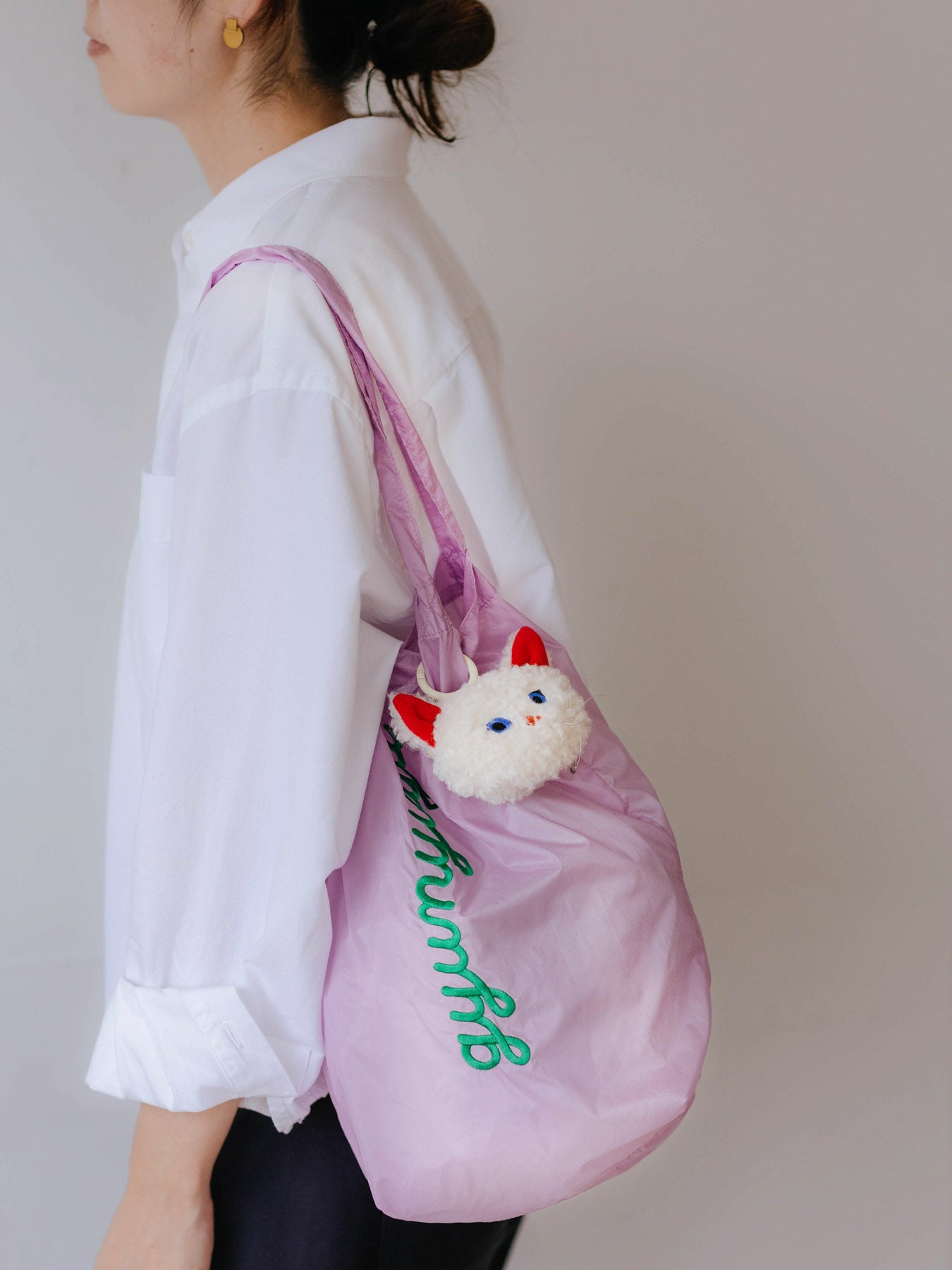 受注販売】gyunyuya × Orneko エコバッグ（ポーチ付き）｜オルネコ