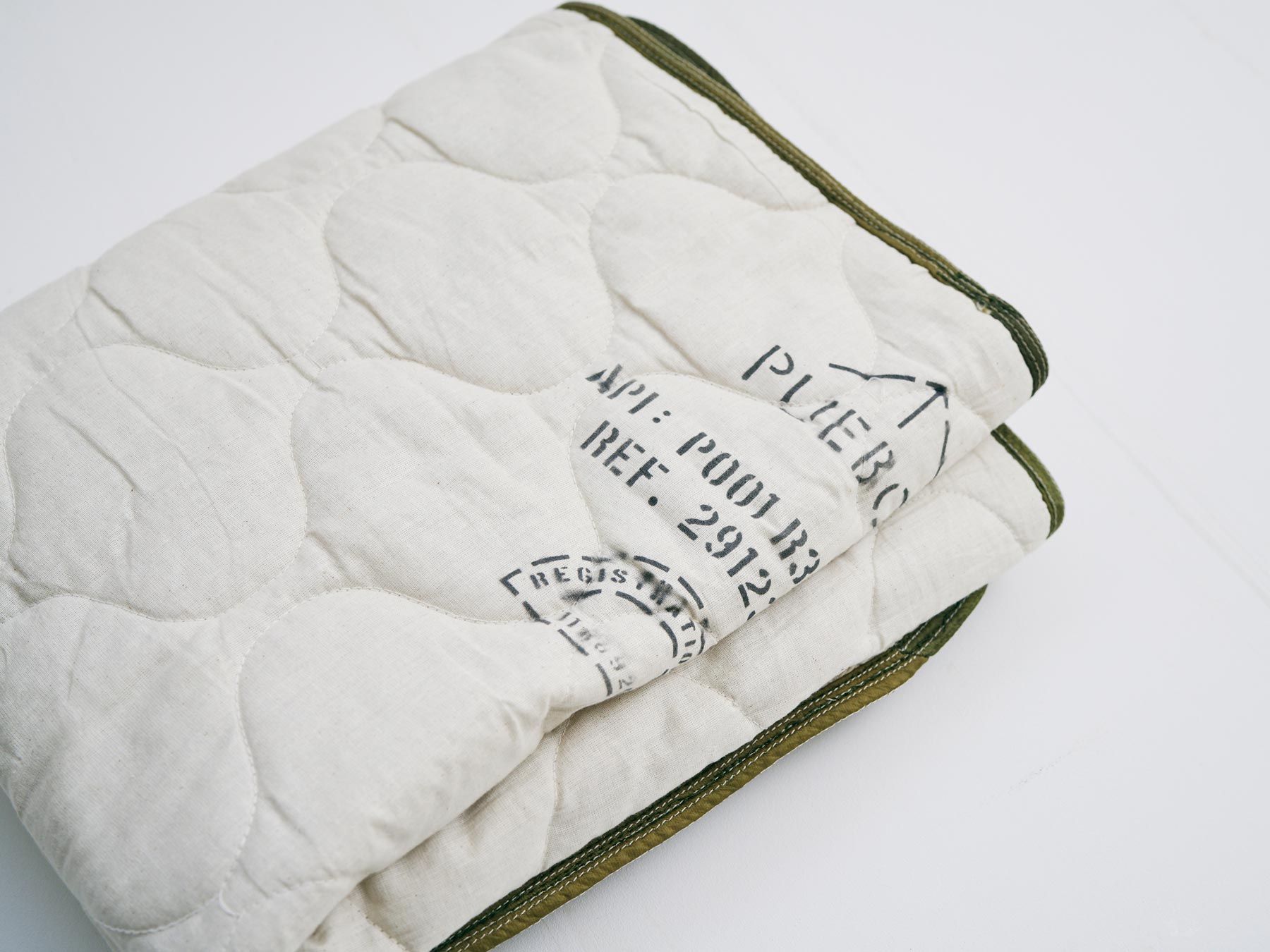 VINTAGE PARACHUTE LINE QUILTED BLANKET（ブランケット