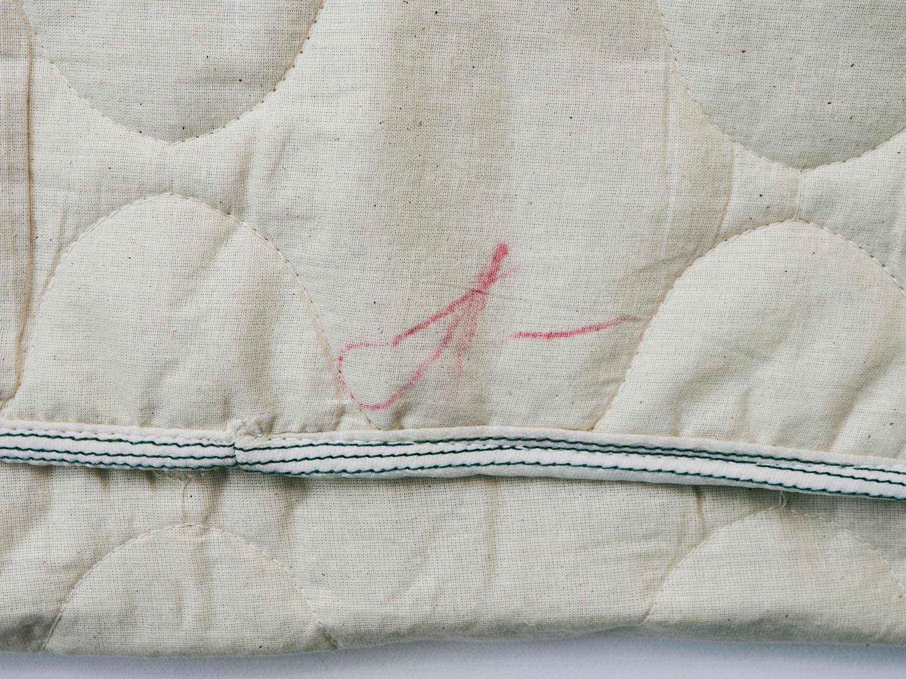 1960年代　ドイツ軍のビンテージブランケット　EULAN BAYER VINTAGE PARACHUTE LINE QUILTED BLANKET（ブランケット
