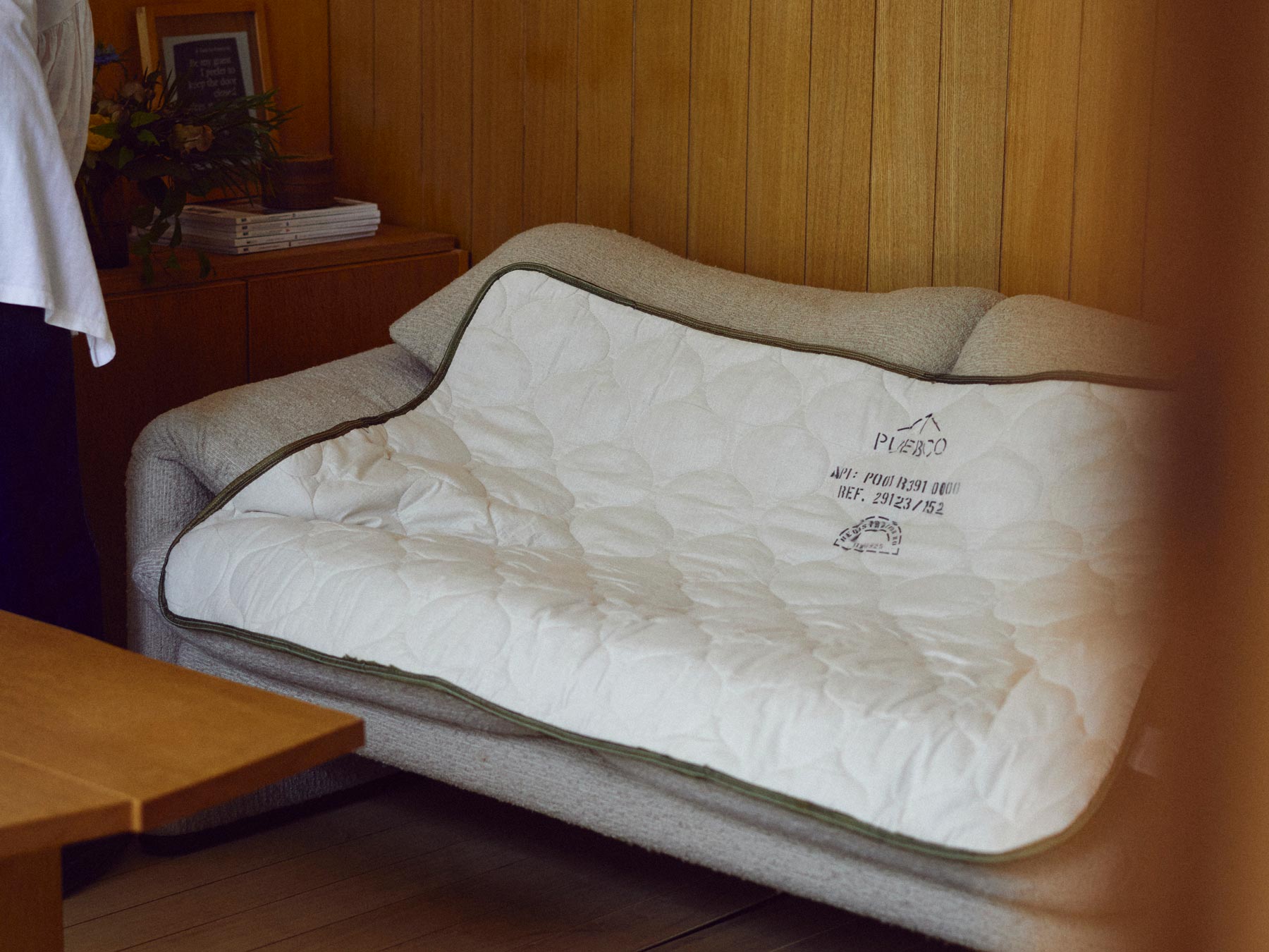VINTAGE PARACHUTE LINE QUILTED BLANKET（ブランケット）｜マルチ
