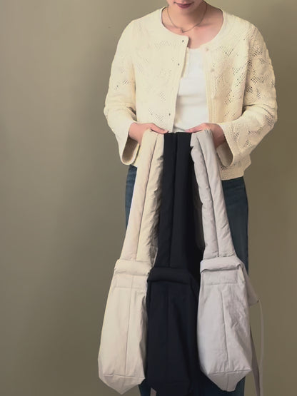 ne pense pas パフショルダーバッグ