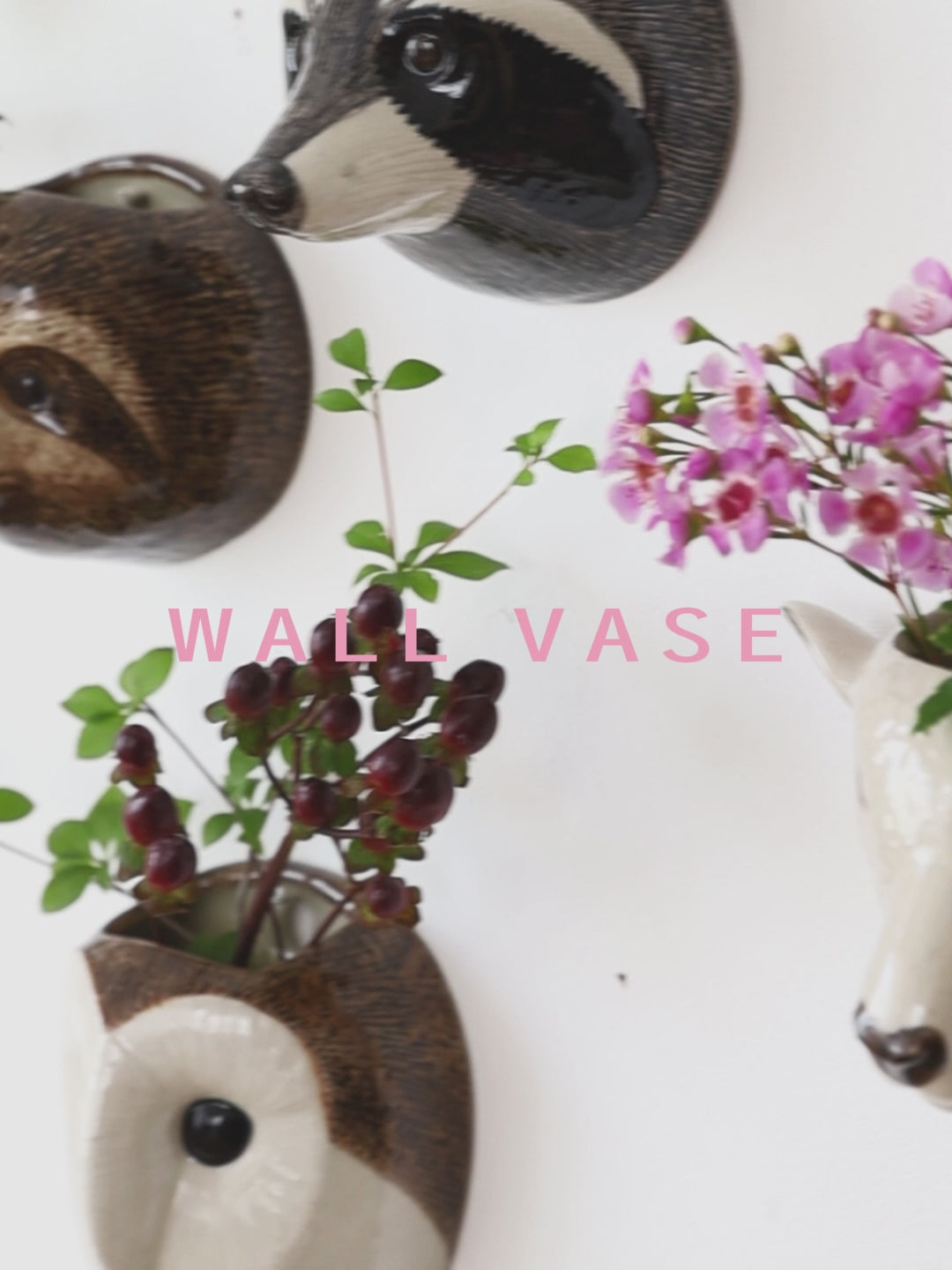 quail ゼブラ フラワーベース Quail Ceramics flower vase Zebra