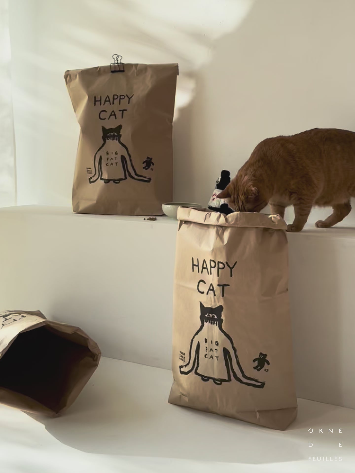 オルネコ・ネコのための米袋／坂巻弓華 HAPPY CAT｜オルネコ（おもちゃ