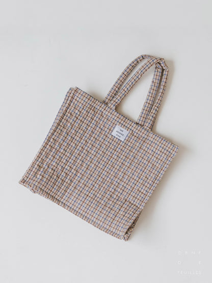 ne pense pas キルティングチェックバッグ