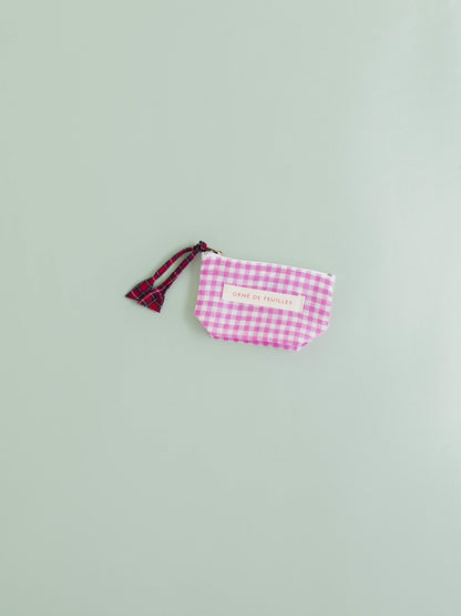 fog linen work × Orné de Feuilles ポーチ