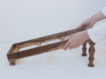 【ワケあり品】オルネコ・クルミの木の爪とぎ（フレーム・爪とぎセット）