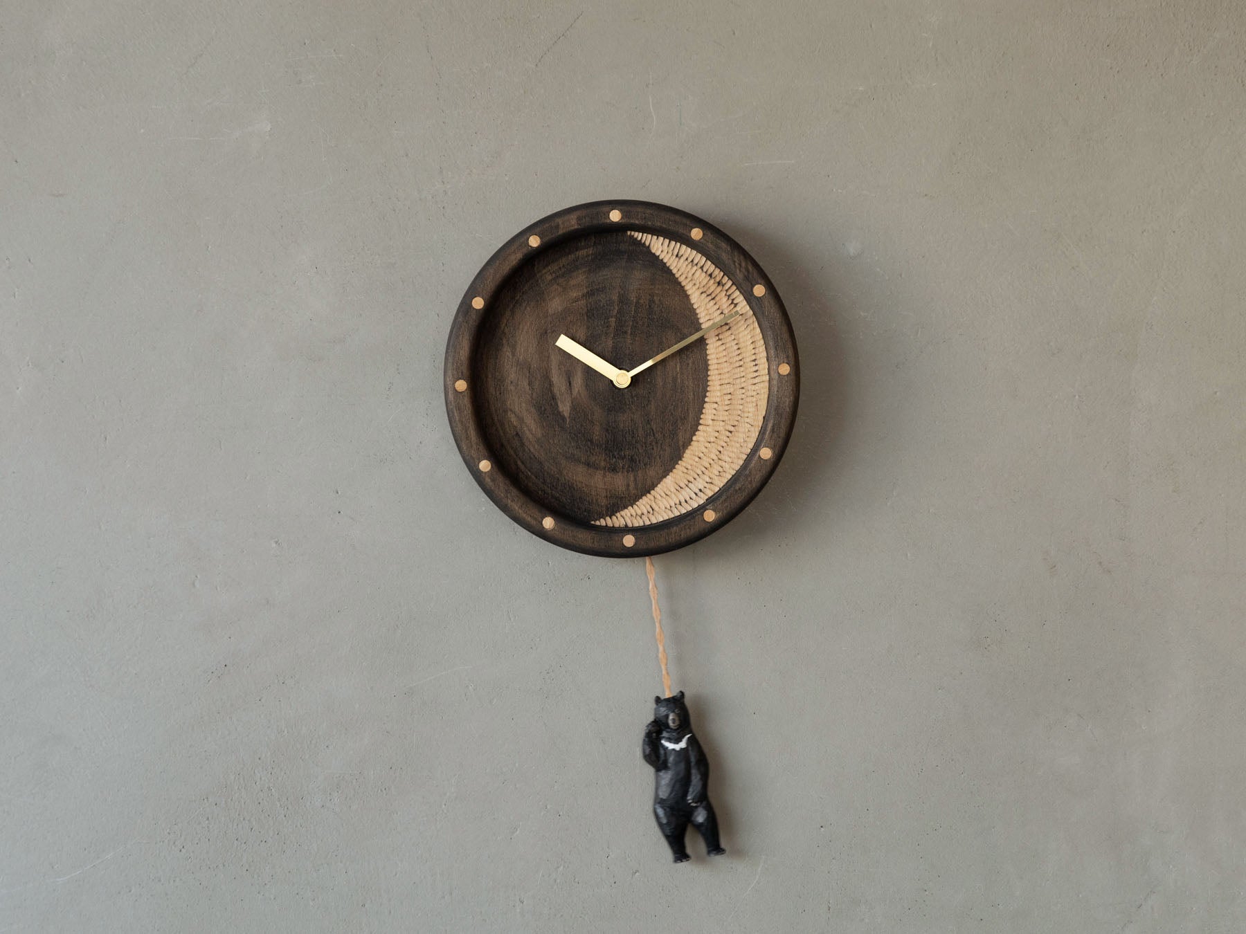 Rebmob木工 壁掛け時計／A｜オルネ ド フォイユ公式オンラインショップ