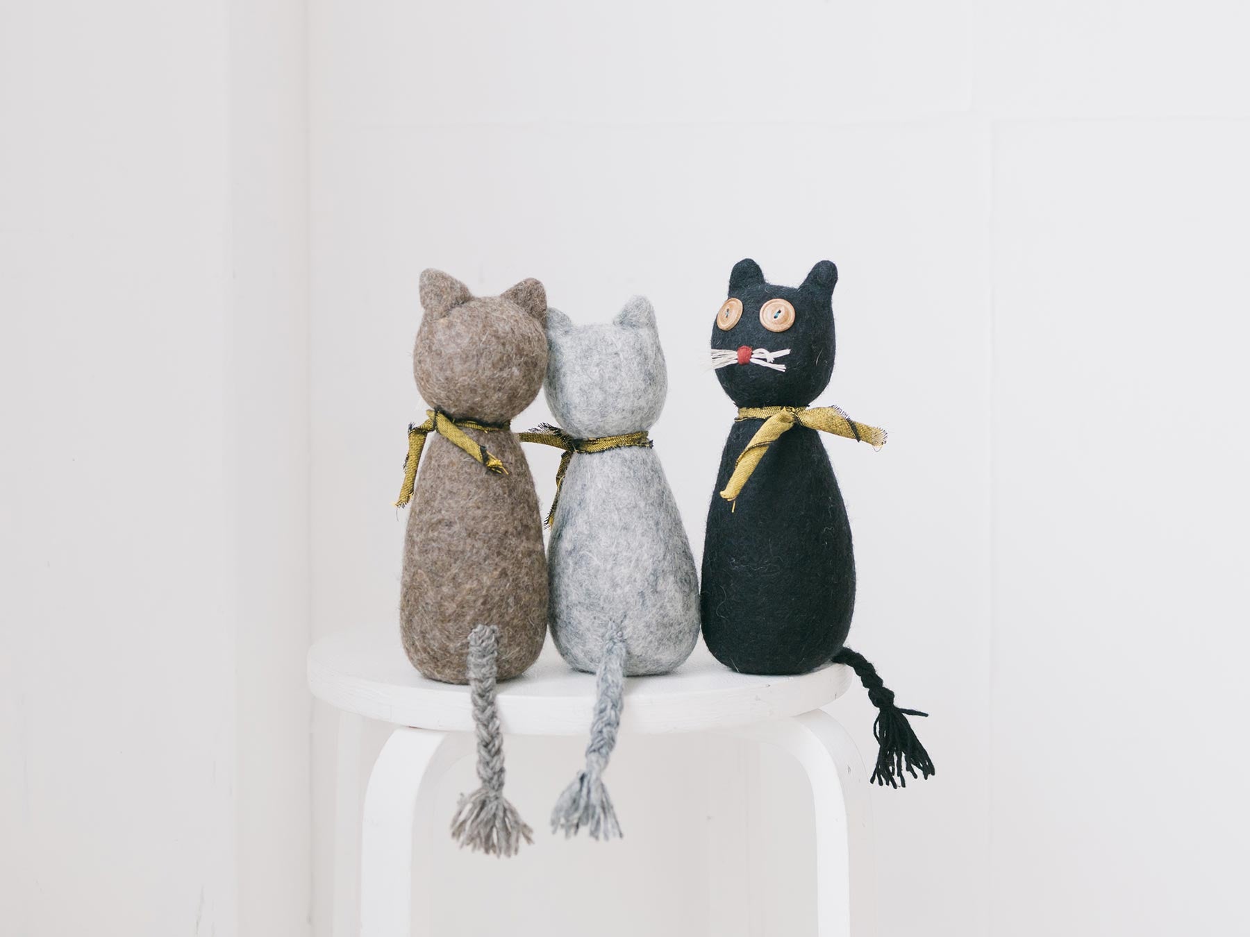 作家 アートドール フェネコ ぬいぐるみ 動く招き猫のぬいぐるみ作ってみた[I made a stuffed maneki