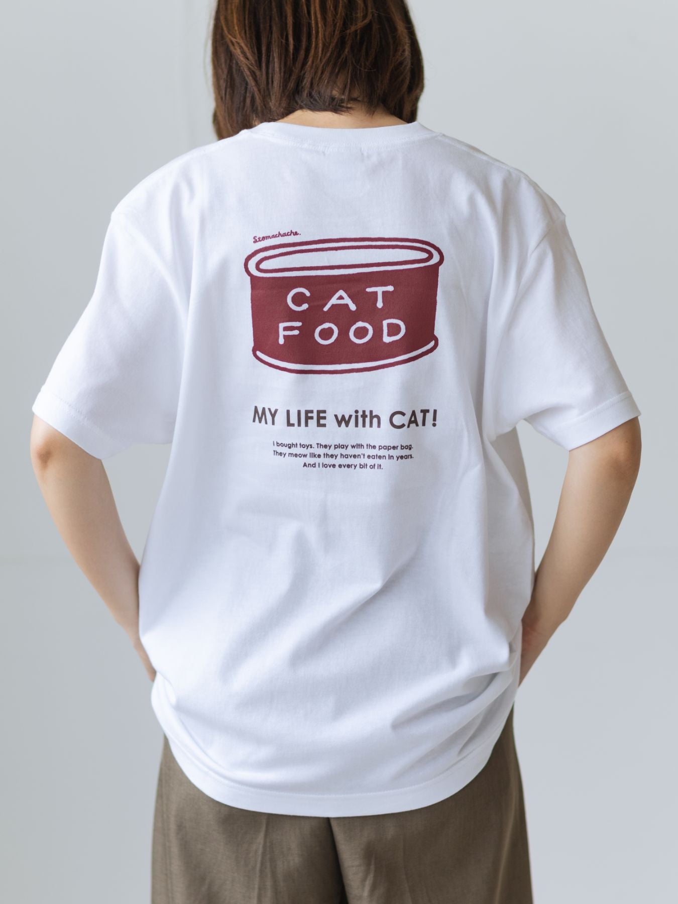 STOMACHACHE. × Orneko Tシャツ