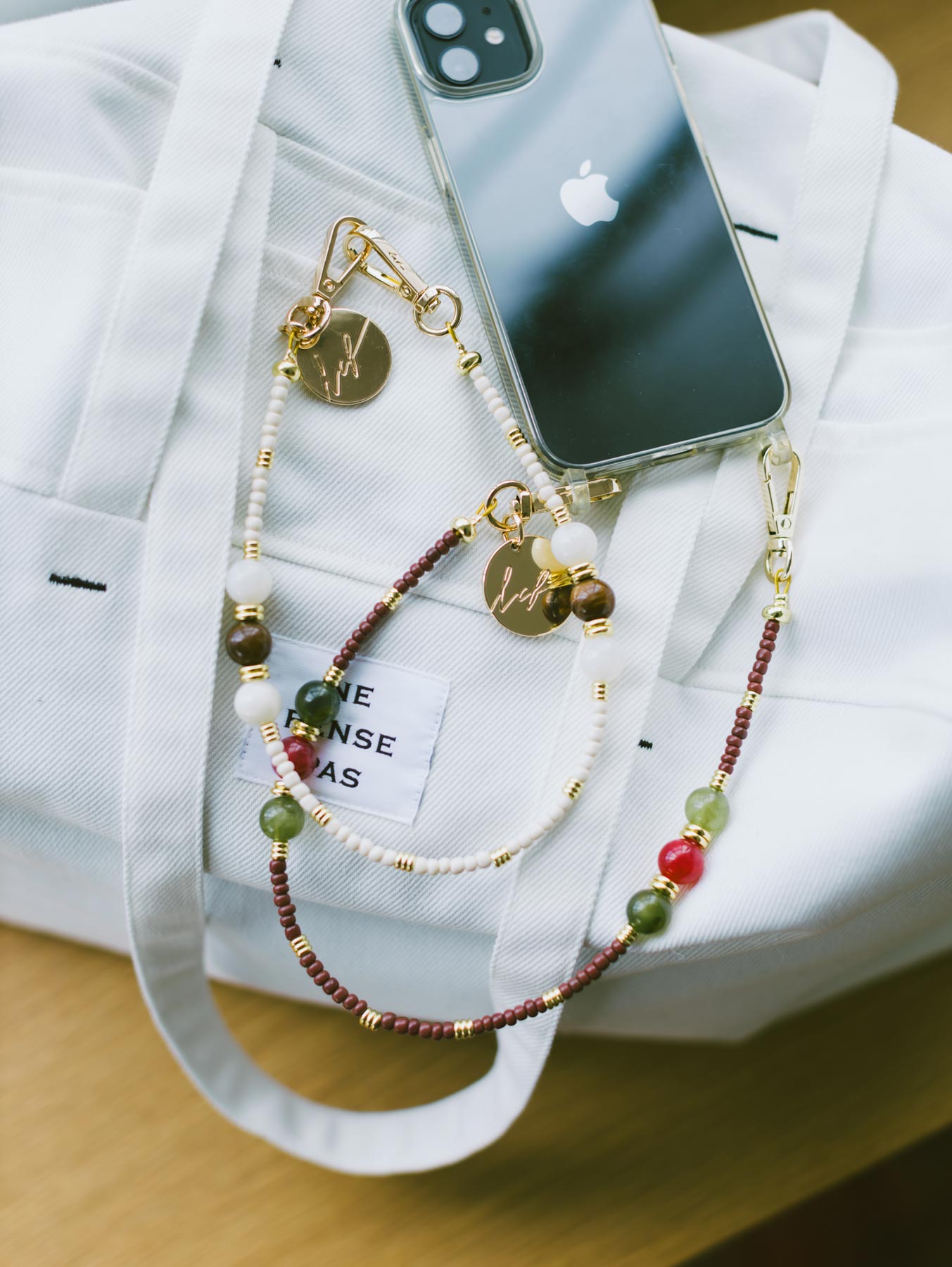 La Coque Francaise チェーンモバイルストラップ（40cm