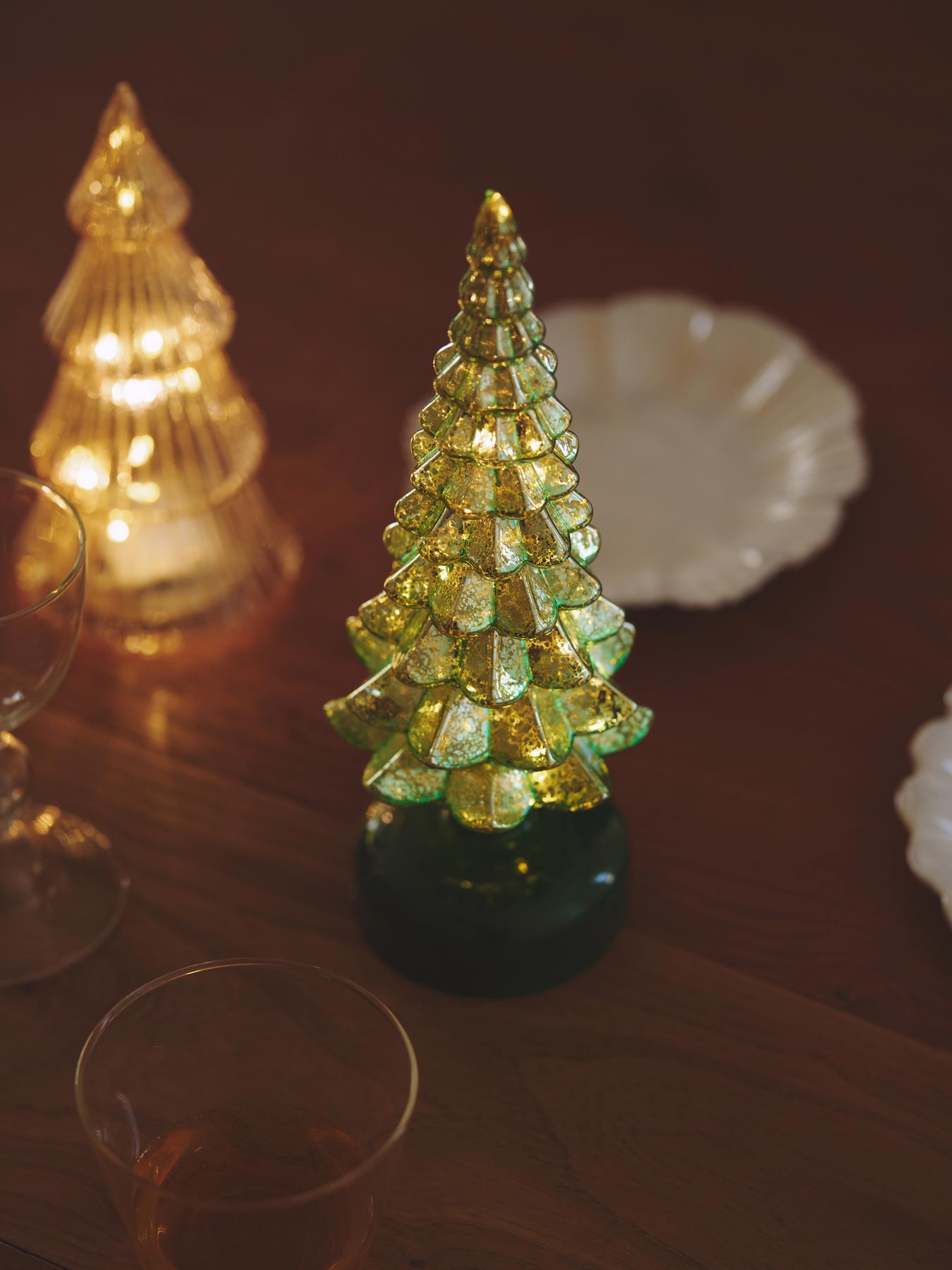 ガラスツリー（ライト付き）