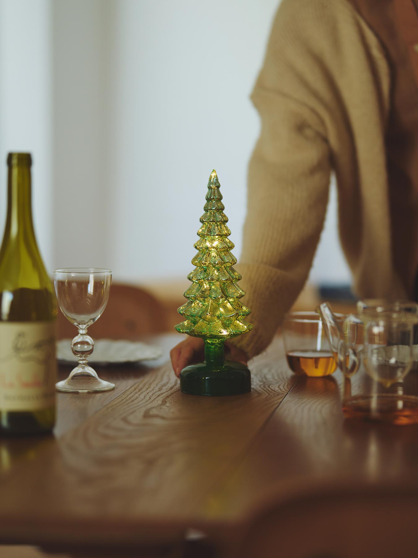 ガラスツリー（ライト付き）