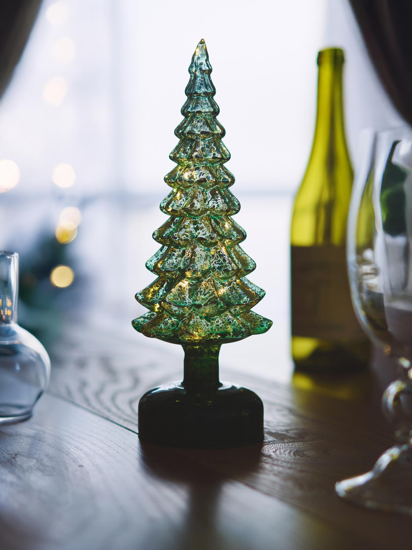 ガラスツリー（ライト付き）