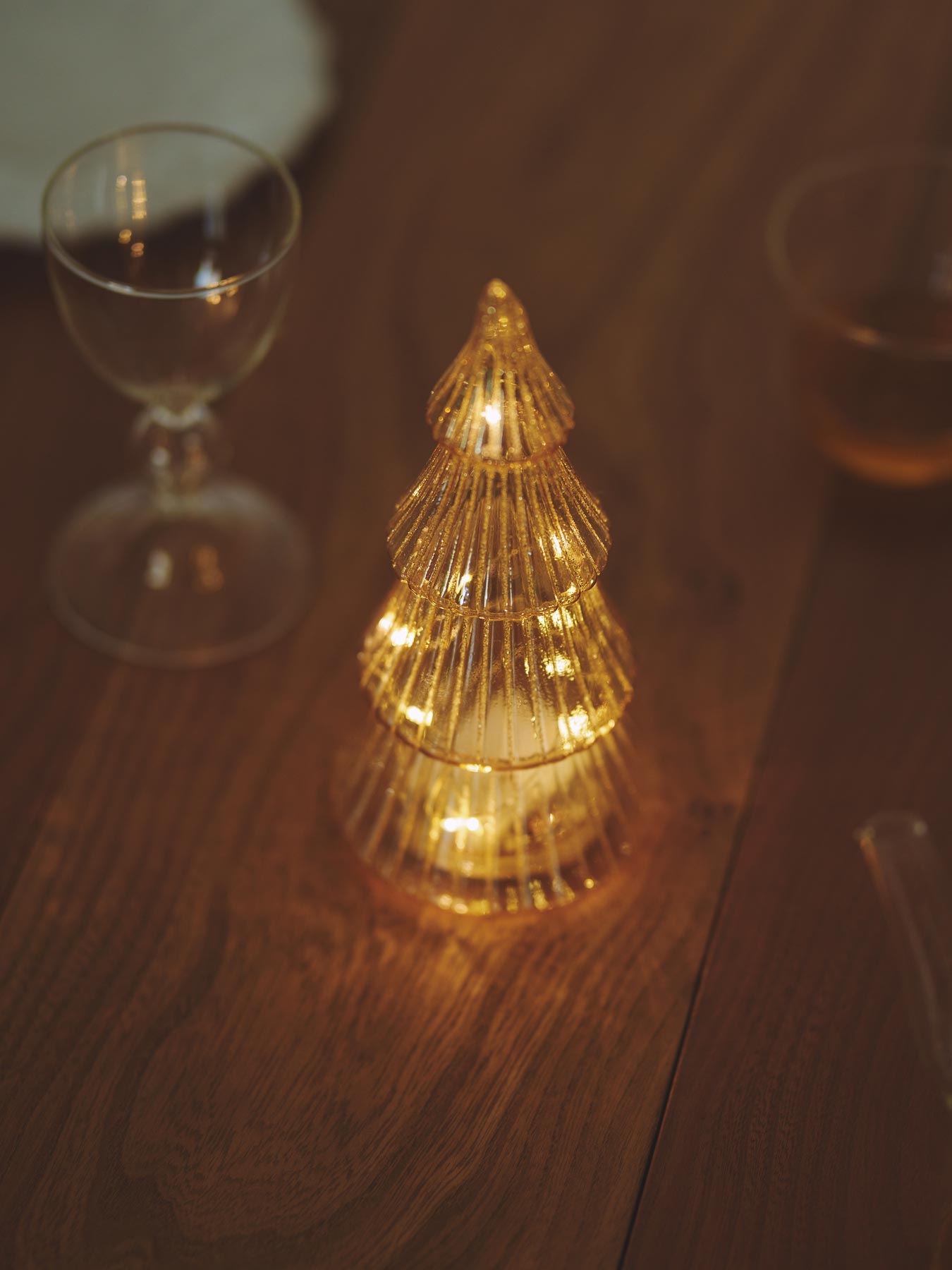 ガラスツリー（ライト付き）