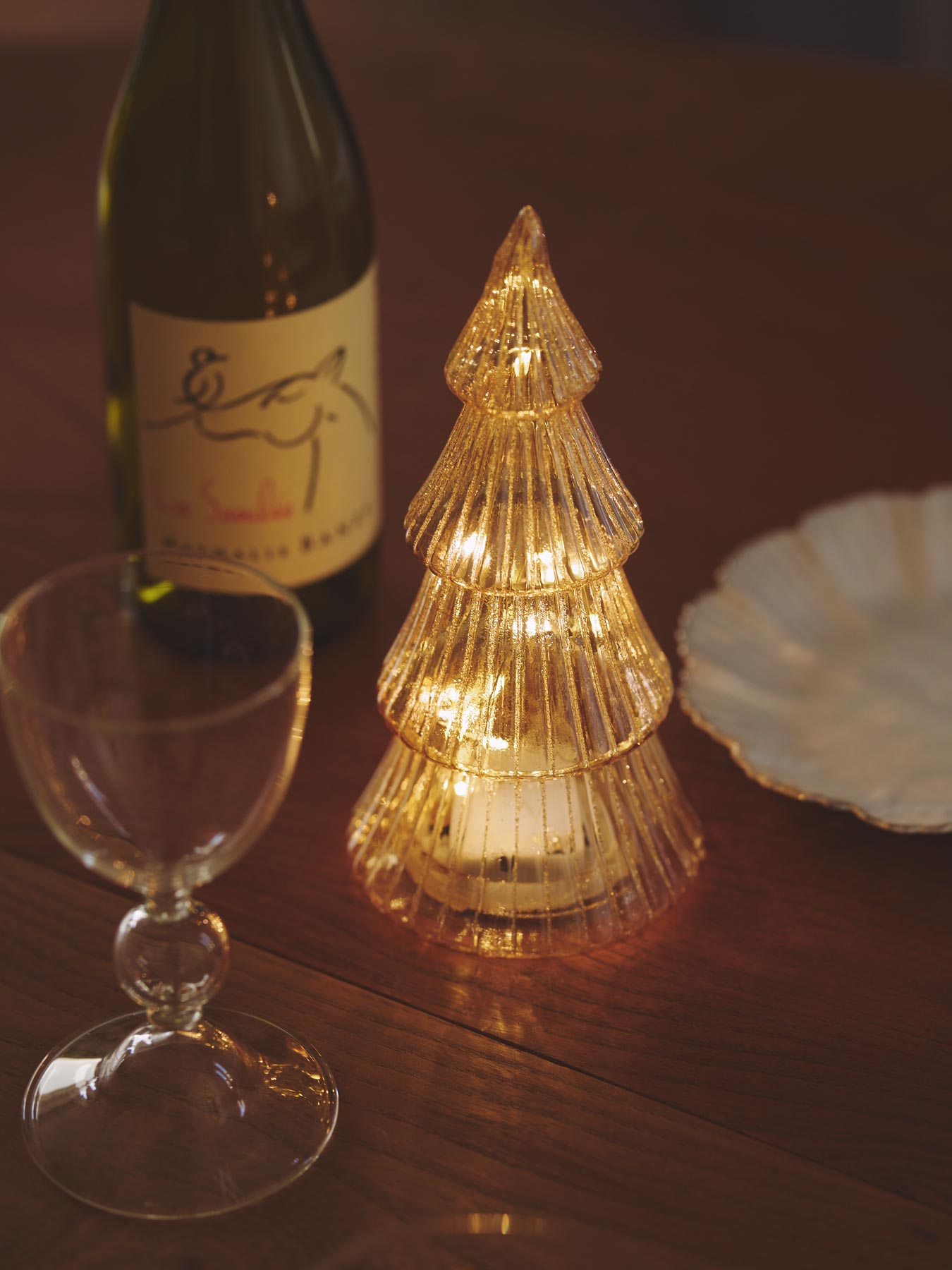 ガラスツリー（ライト付き）｜オブジェ・ぬいぐるみ｜オルネ ド