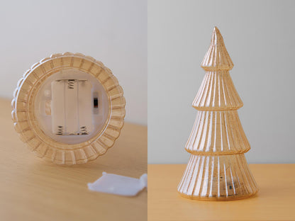 ゴールドは単4電池×3本使用。底面にスイッチあり。