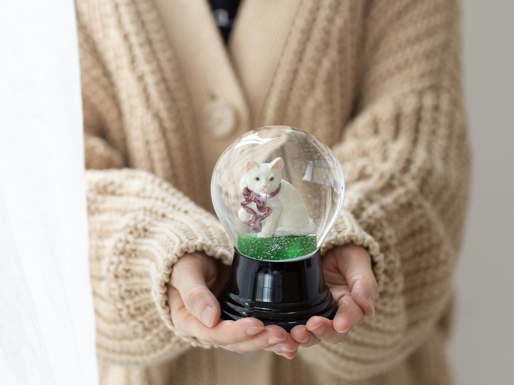 PERZY スノードーム／Lサイズ｜オブジェ・ぬいぐるみ｜オルネ ド