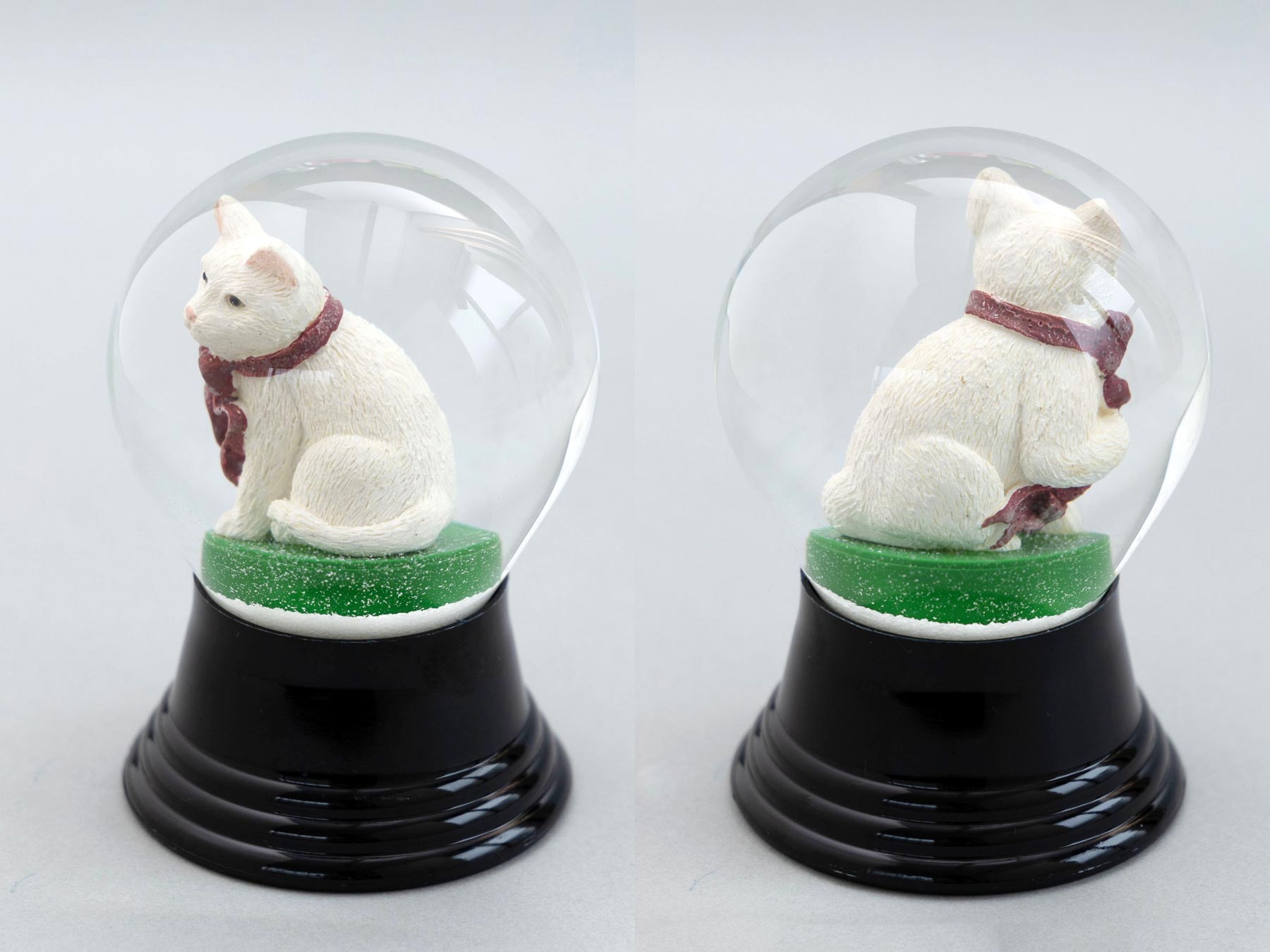 Lサイズ／スカーフを巻いたネコ