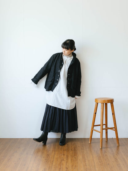 ichi Antiquités Linen Canvas Jacket