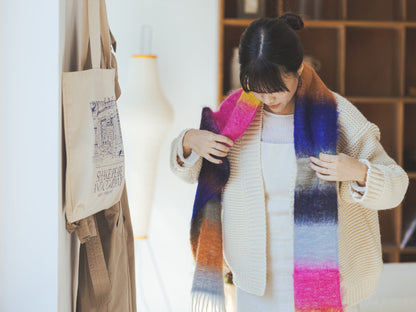 MANTAS EZCARAY モヘアマフラー／FOULARD MATISSE